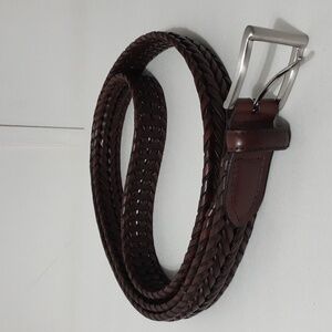 Roundtree & Yorke  Full Grain Cowhide Men's 54 Weave Belt